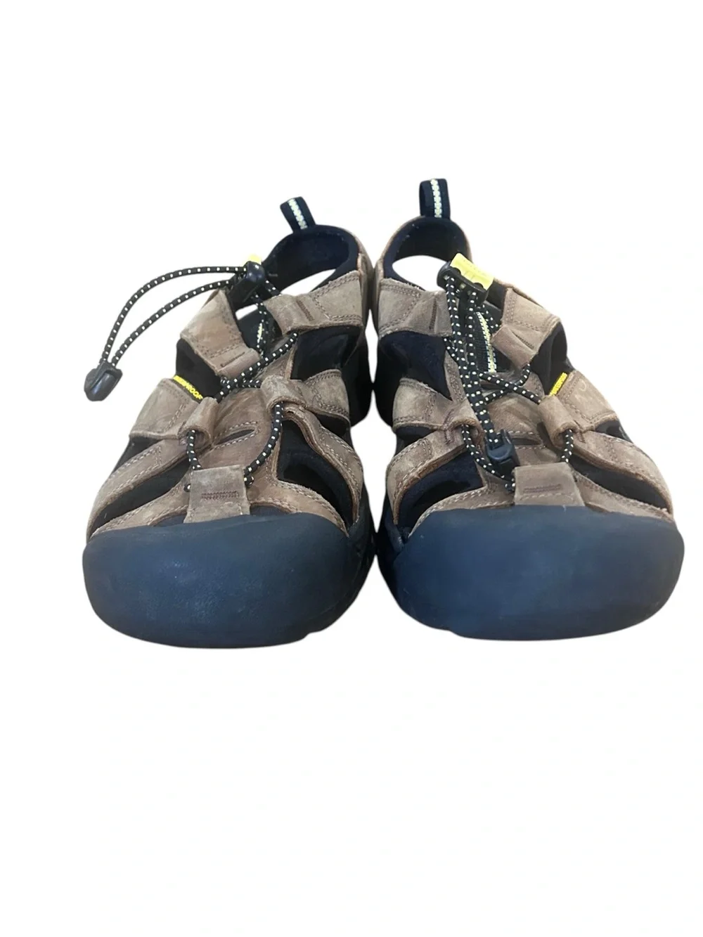 KEEN Mens Womens Newport Waterproof Brown Leather Sport Sandals Size M7 W8.5